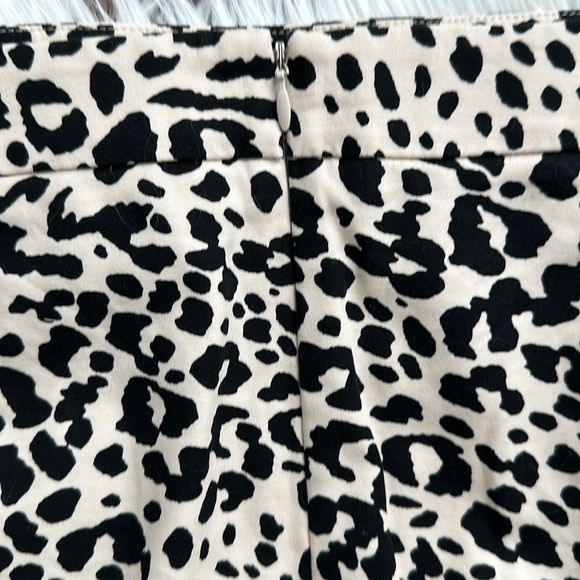 LOFT | Cheetah Print Skirt | Cream | Size 12 - Picture 6 of 11